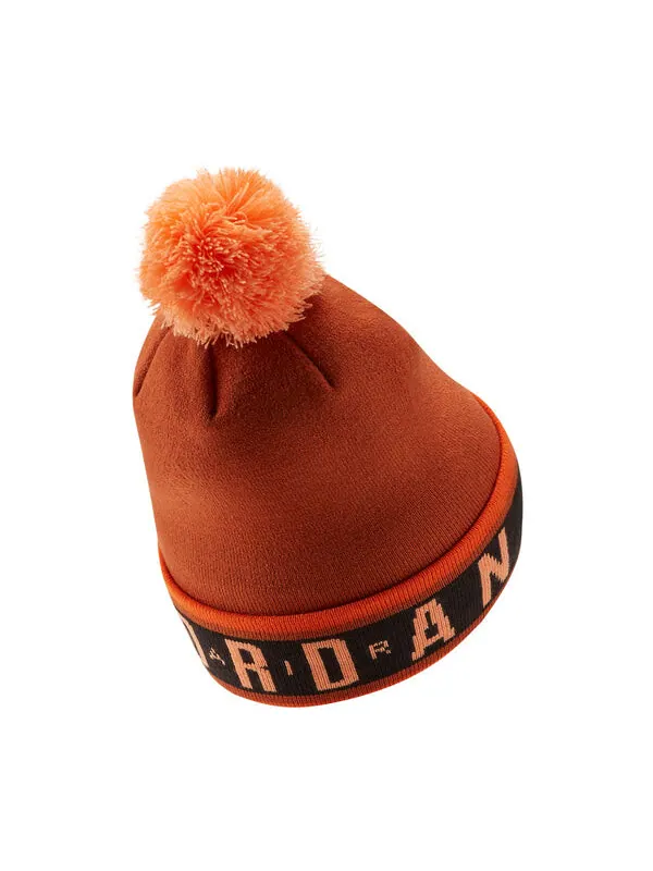Бейсболка cuffed pom beanie 'orange' Air Jordan — изображение 2 из 2, оранжевый
