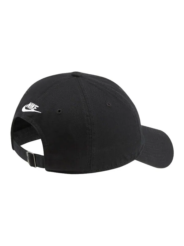 Кепка Nike Just Do It Logo Cap 'Black White' — изображение 2 из 4, черный/белый