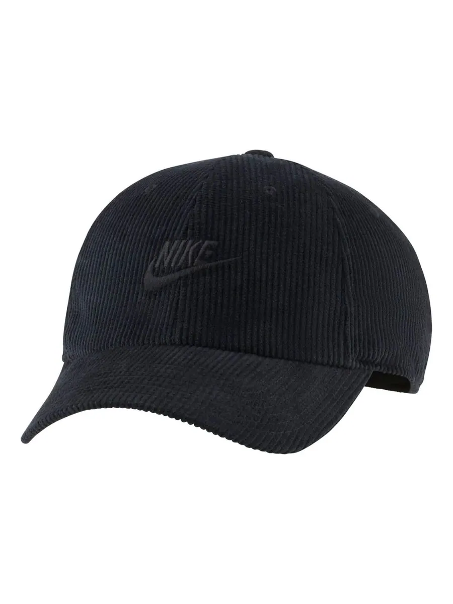 Бейсболка Nike Corduroy Cap 'Black' — изображение 1 из 2, черный