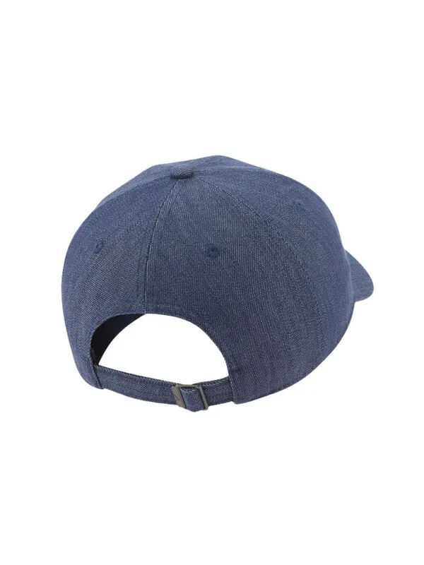 Бейсболка sportswear heritage86 swoosh denim hat 'midnight navy' Nike — изображение 2 из 2, темно-синий/белый