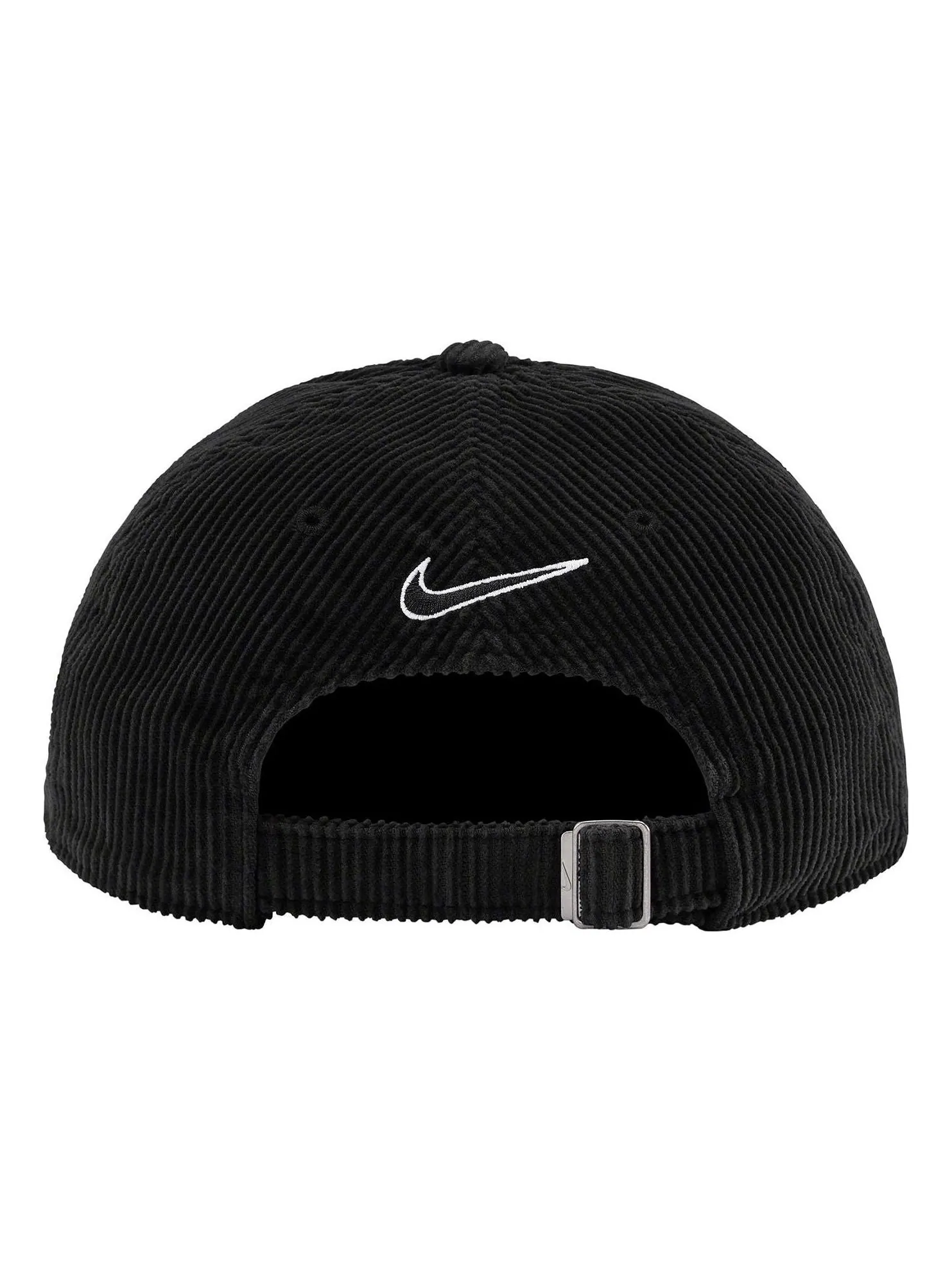 Кепка Supreme x Nike Arc Corduroy 6-Panel Cap 'Black White' — изображение 2 из 2, черный/белый