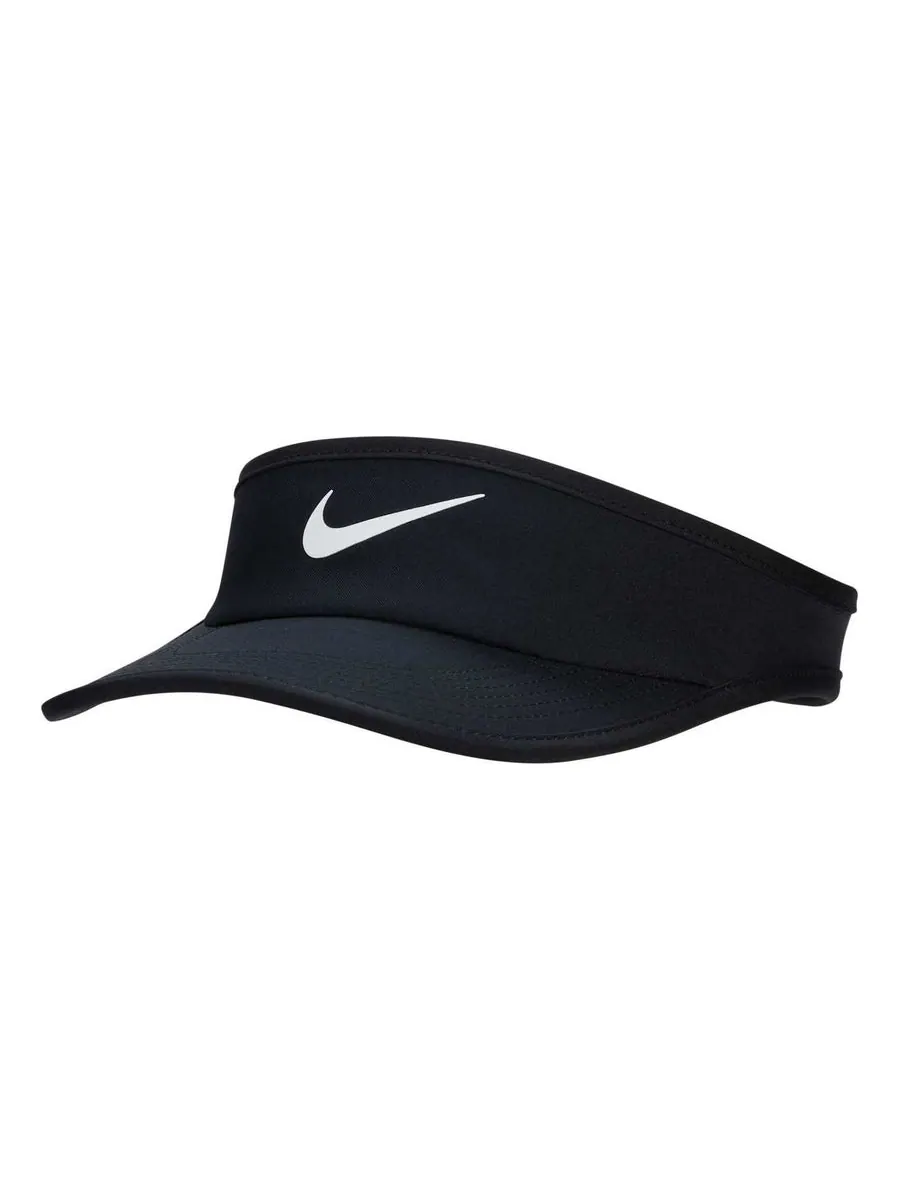 Бейсболка (GS) Nike Dri-FIT Ace Featherlight Visor 'Black White' — изображение 1 из 2, черный