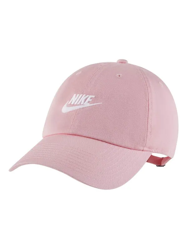 Бейсболка club unstructured futura wash cap 'pink white' Nike — изображение 1 из 2, розовый/белый