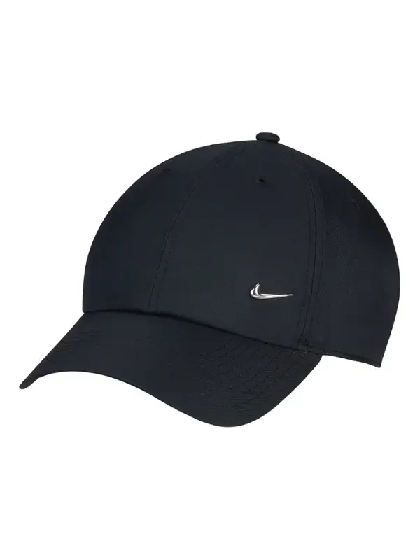 Кепка Nike Dri-FIT Club Metall-Swoosh Logo Cap 'Black' — изображение 1 из 2, черный