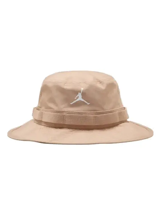 Кепка Air Jordan Apex Bucket Hat 'Hemp' — изображение 1 из 1, светлый бежевый/черный