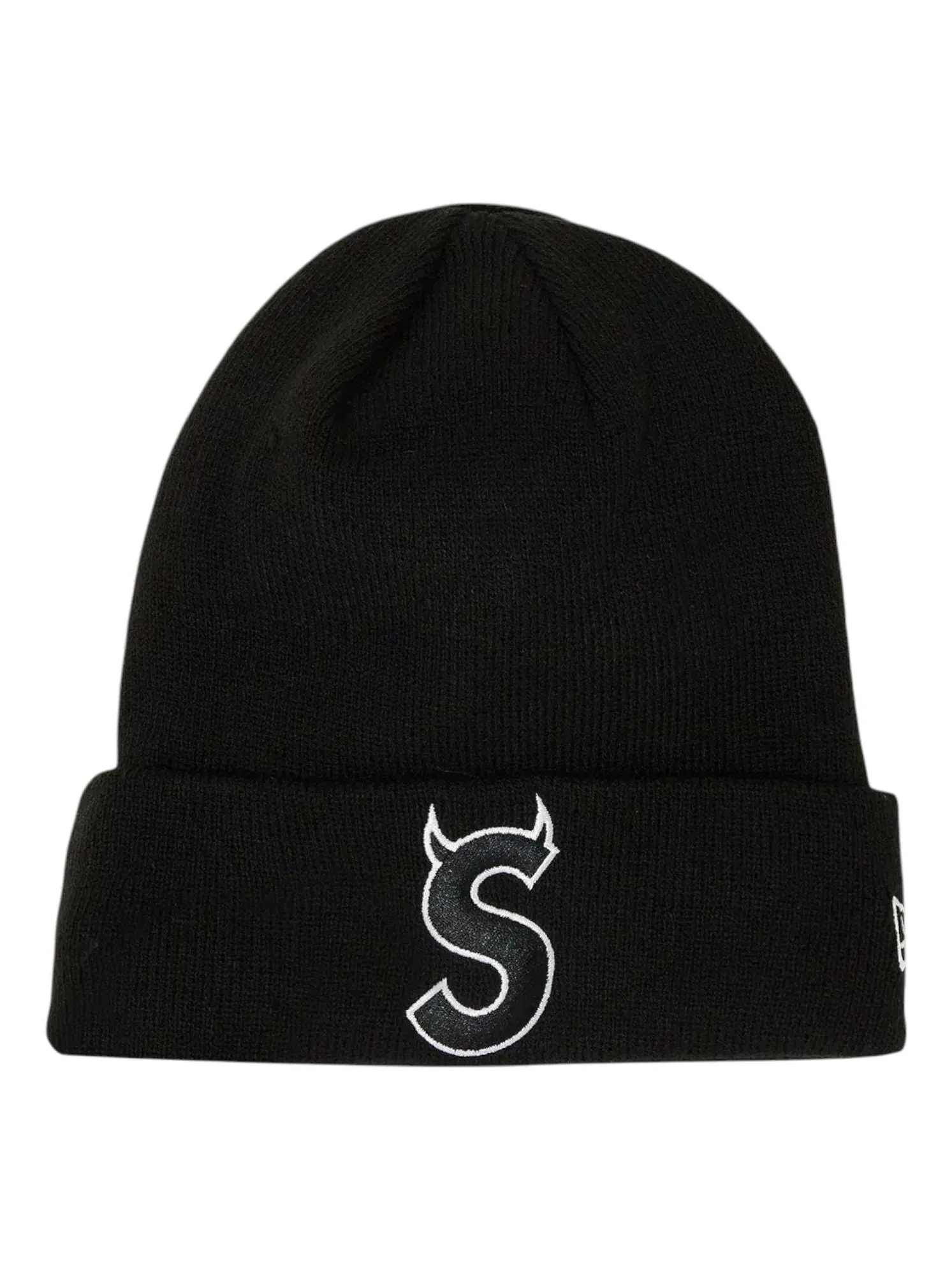 Шапка Supreme x New Era с логотипом S — изображение 1 из 2, черный