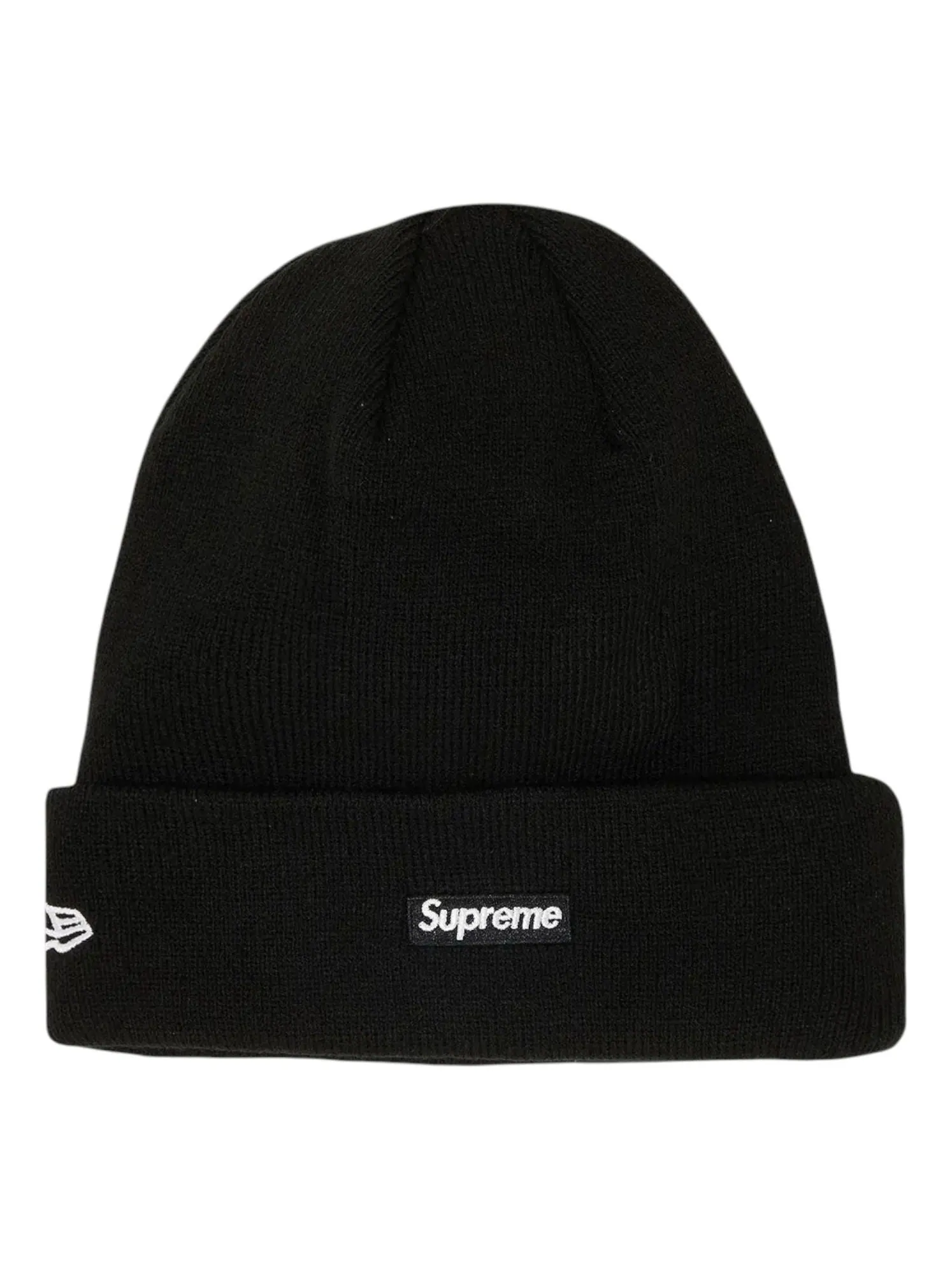 Шапка Supreme x New Era с логотипом S — изображение 2 из 2, черный