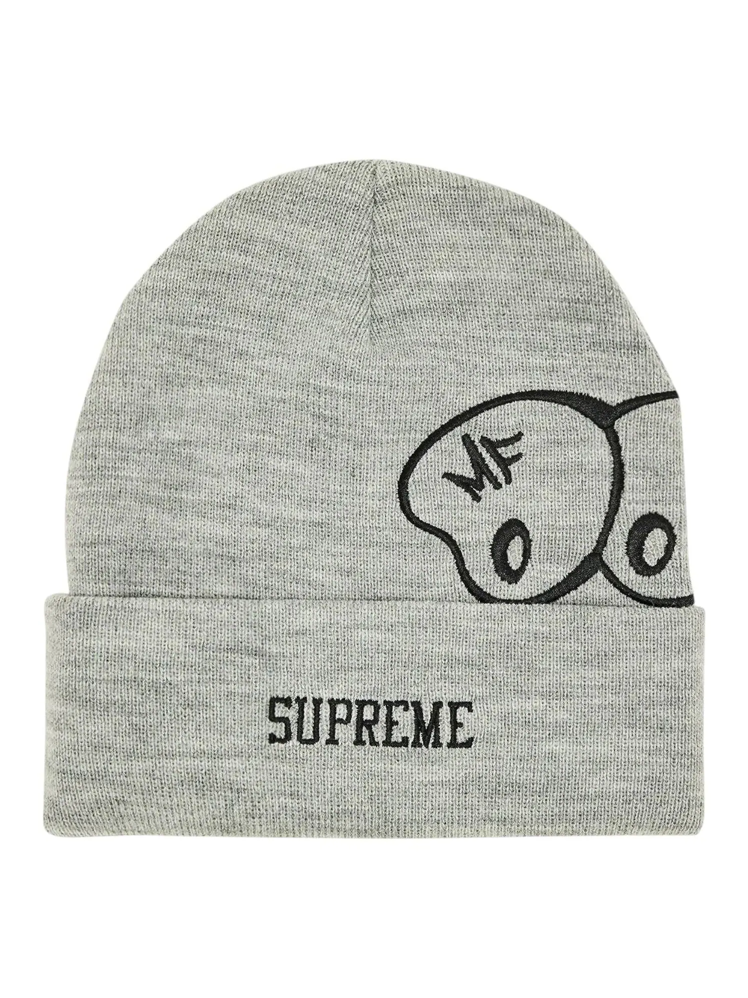 Шапка Supreme MF DOOM 'Heather Grey' — изображение 1 из 2, серый