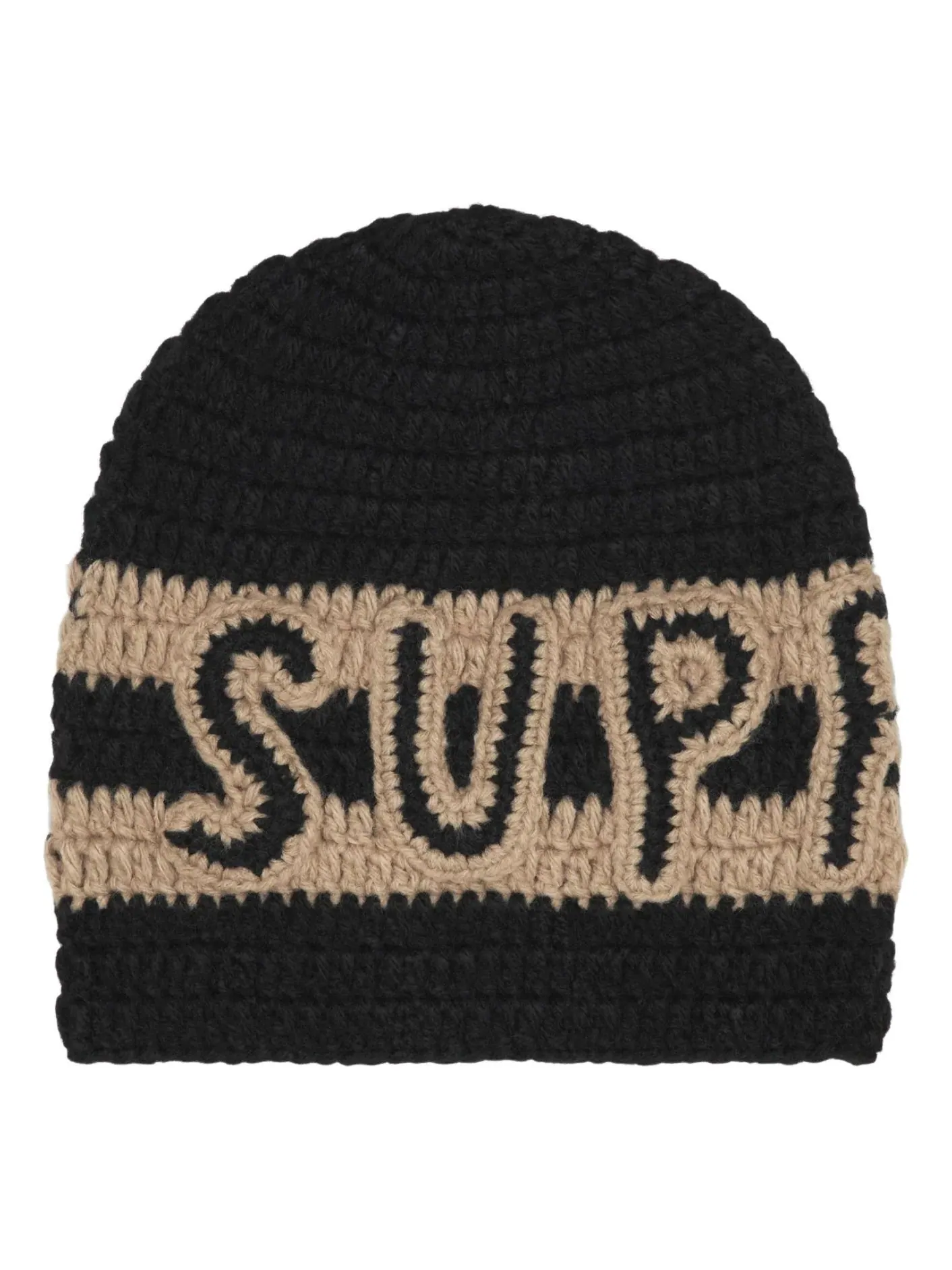 Вязаная шапка Supreme FW25 с логотипом — изображение 1 из 2, черный