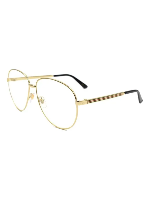 Солнцезащитные очки gold color glasses lens aviator Gucci — изображение 1 из 3, золото