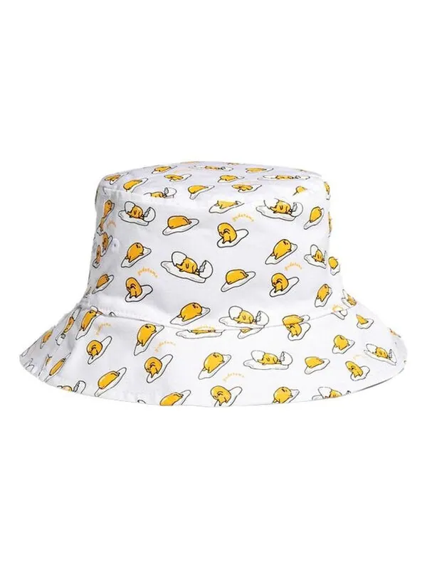 Шапка adidas neo X Yellow Crossover Full Print Logo Cotton Fisherman's hat Unisex White — изображение 1 из 3, белый