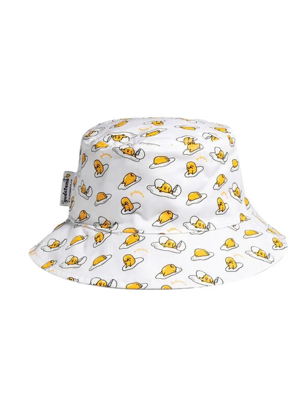 Шапка adidas neo X Yellow Crossover Full Print Logo Cotton Fisherman's hat Unisex White — изображение 2 из 3, белый