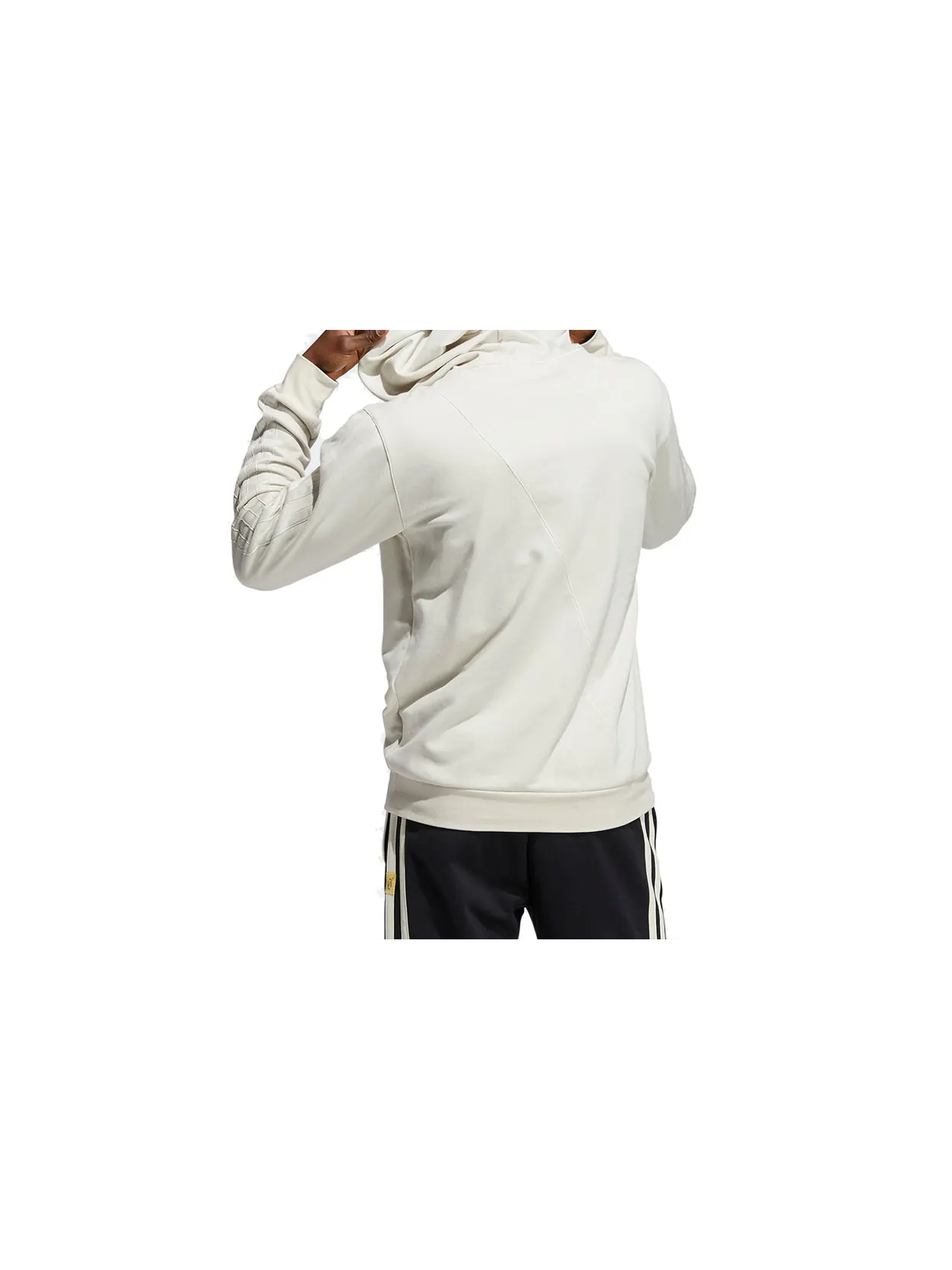 Мужские кепки Adidas Dame Vis Hood с вышитым рисунком, баскетбольные, спортивные — изображение 2 из 3, слоновая кость