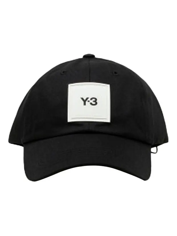 Бейсболка adidas Y-3 Square Label Cap 'Black' — изображение 1 из 1, черный