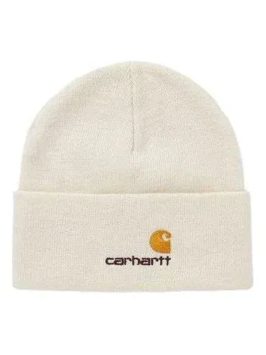 Шапка Carhartt WIP 25 American Script Beanie 'White' I034235-05-XX — изображение 1 из 2, белый