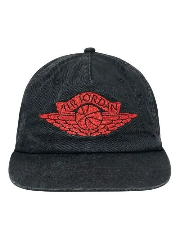 Бейсболка Air Jordan Pro Rare Air Unstructured Hat 'Black Red' — изображение 1 из 2, черный