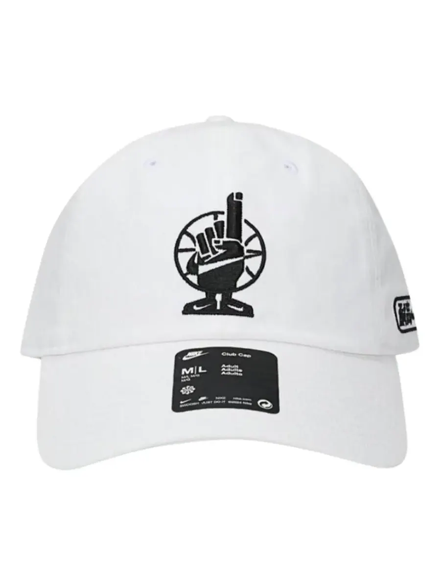 Бейсболка Nike Club CHBL Cap 'White Black' — изображение 1 из 2, белый