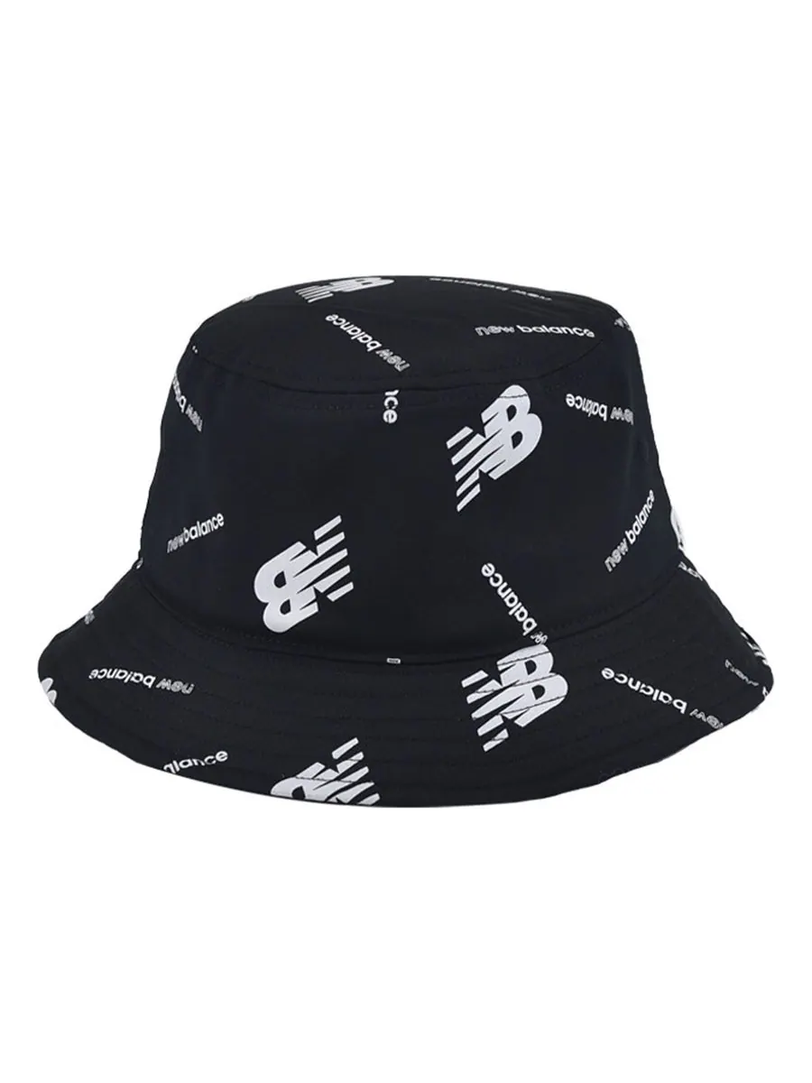 Бейсболка New Balance Logo Bucket Hat 'Black' — изображение 1 из 3, черный
