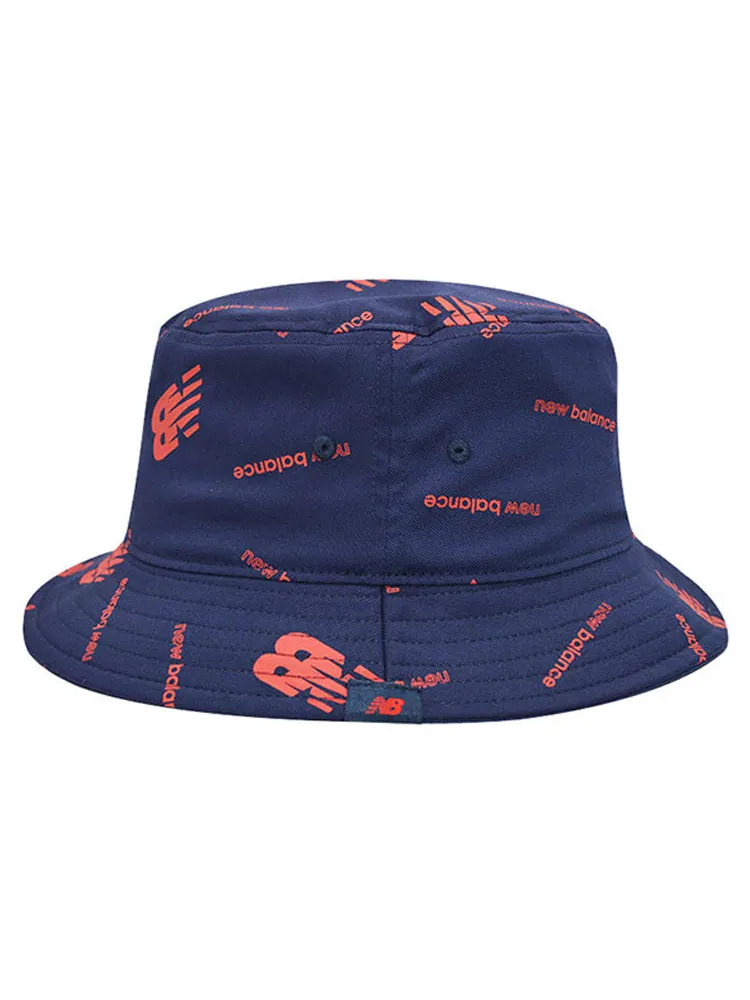 Бейсболка New Balance Logo Bucket Hat 'Navy' — изображение 2 из 3, темно-синий