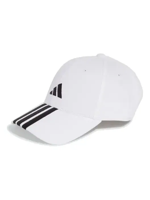 Бейсболка adidas 3 Stripes Cap 'White Black' — изображение 1 из 1, белый