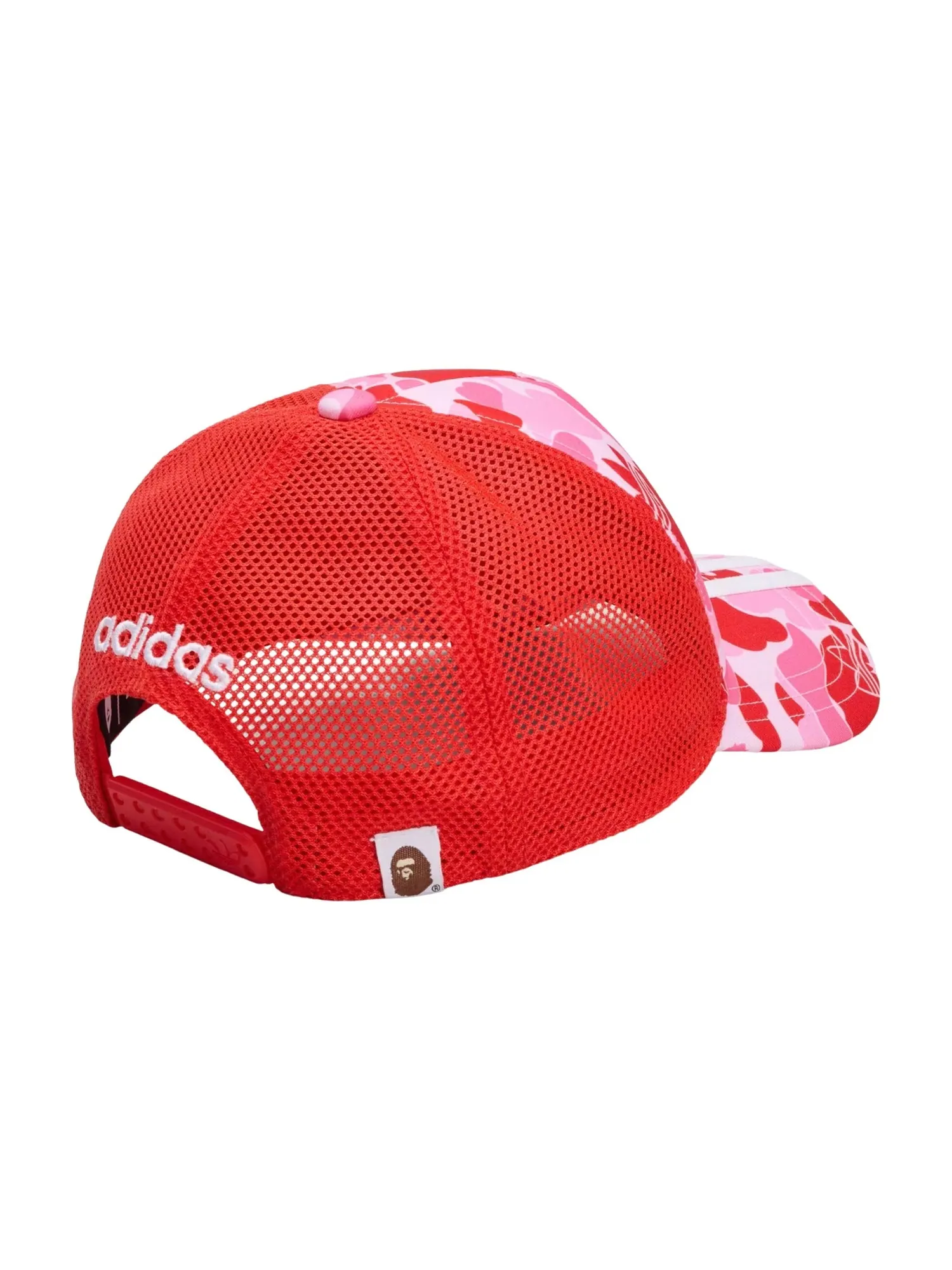 Бейсболка Adidas x Bape Truck Cap 'Clear Pink' — изображение 2 из 2, прозрачный розовый