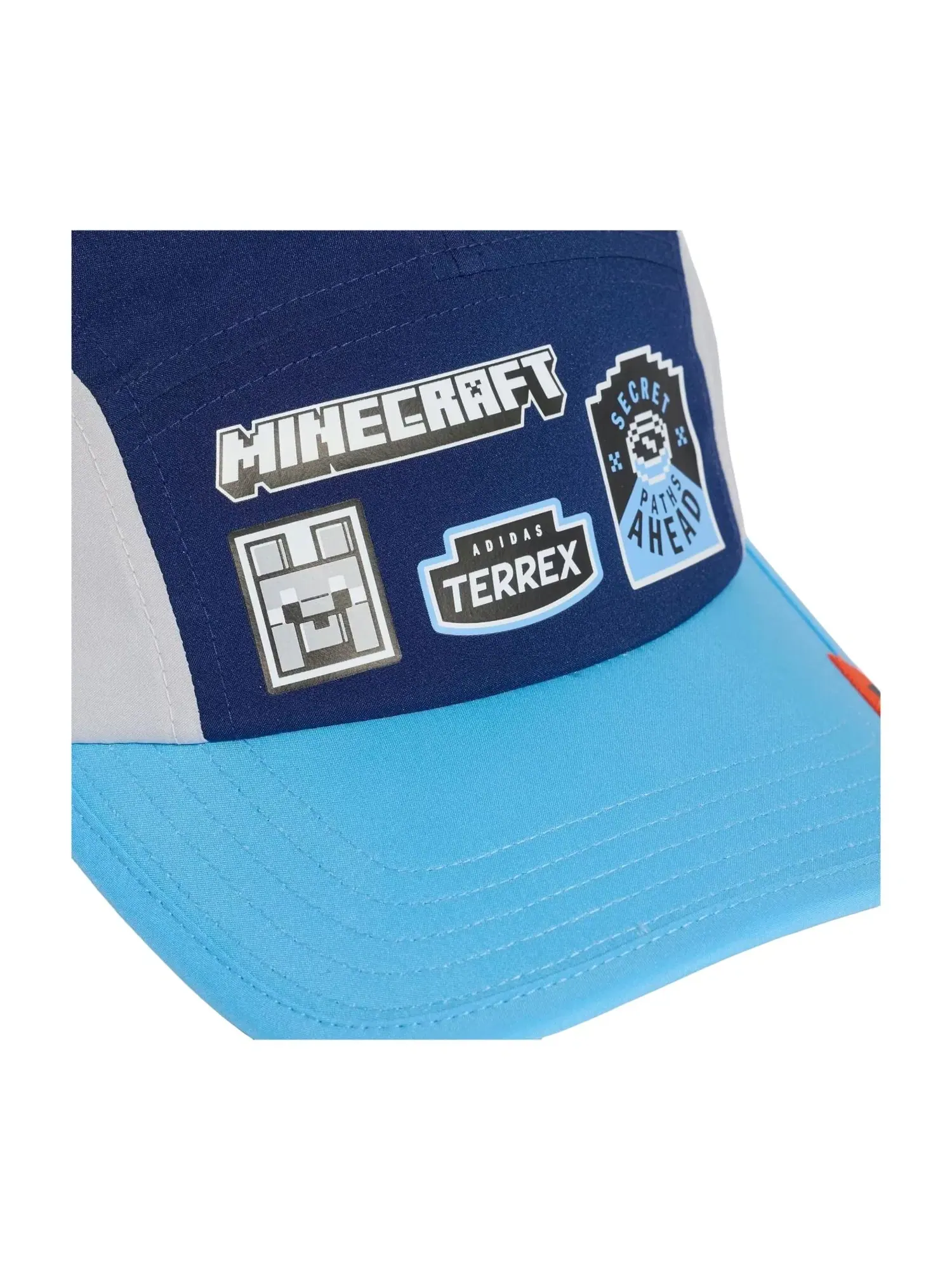 Детская кепка с принтом Minecraft Adidas — изображение 3 из 4, синий