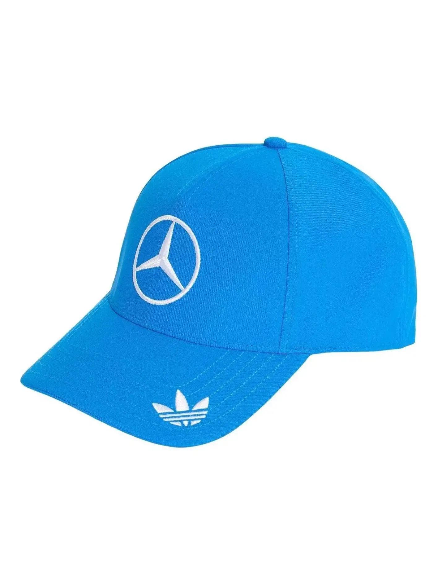 Мужская кепка с принтом Adidas x Mercedes AMG Petronas Formula 1 Team Blue Wonder Driver Cap Blue Bird — изображение 1 из 4
