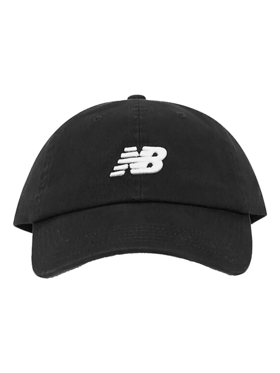 Бейсболка New Balance 6 Panel Classic Hat 'Black' — изображение 1 из 3, черный