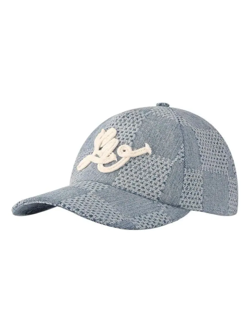 Бейсболка LOUIS VUITTON Damier Denim 3D Cap 'Denim Blue' — изображение 1 из 3, синий