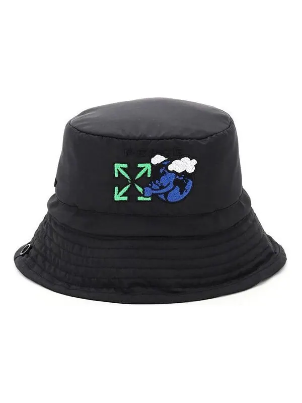 Шапка OFF-WHITE General OFF-WHITE accessories Fisherman's Hat — изображение 1 из 3, черный