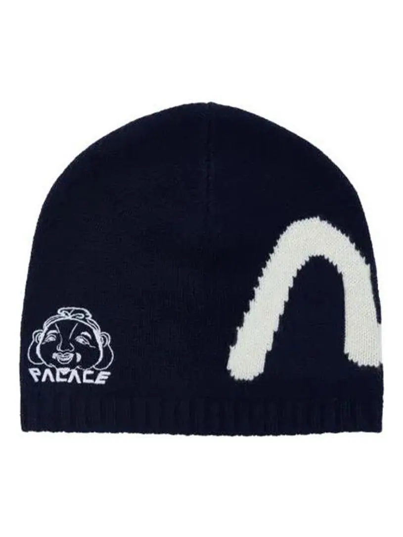 Бейсболка Palace X Evisu Seagull Godhead Beanie 'White' — изображение 1 из 1, белый