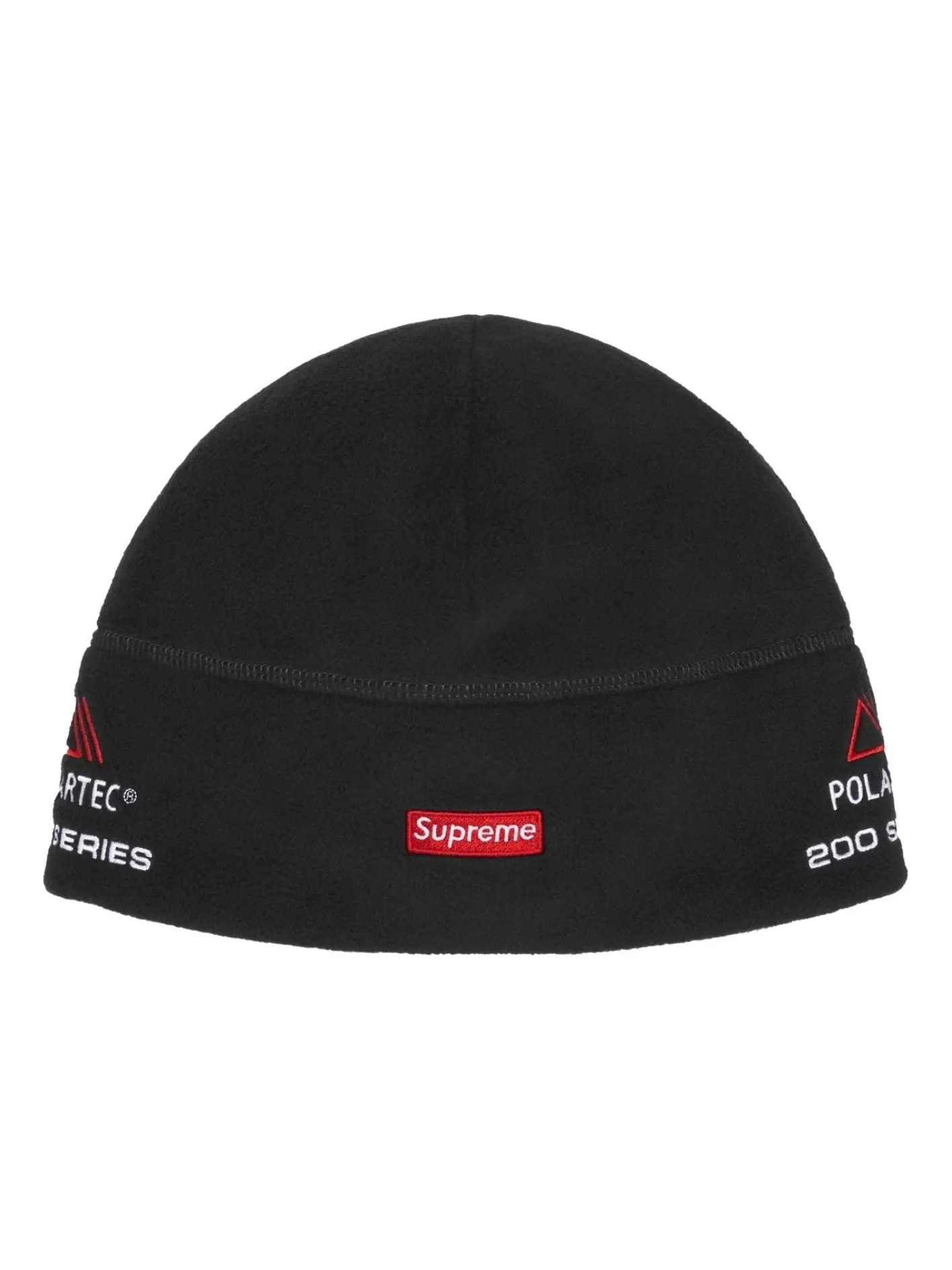 Шапка Supreme FW25 Polartec Sport Beanie 'Black' — изображение 1 из 2, черный