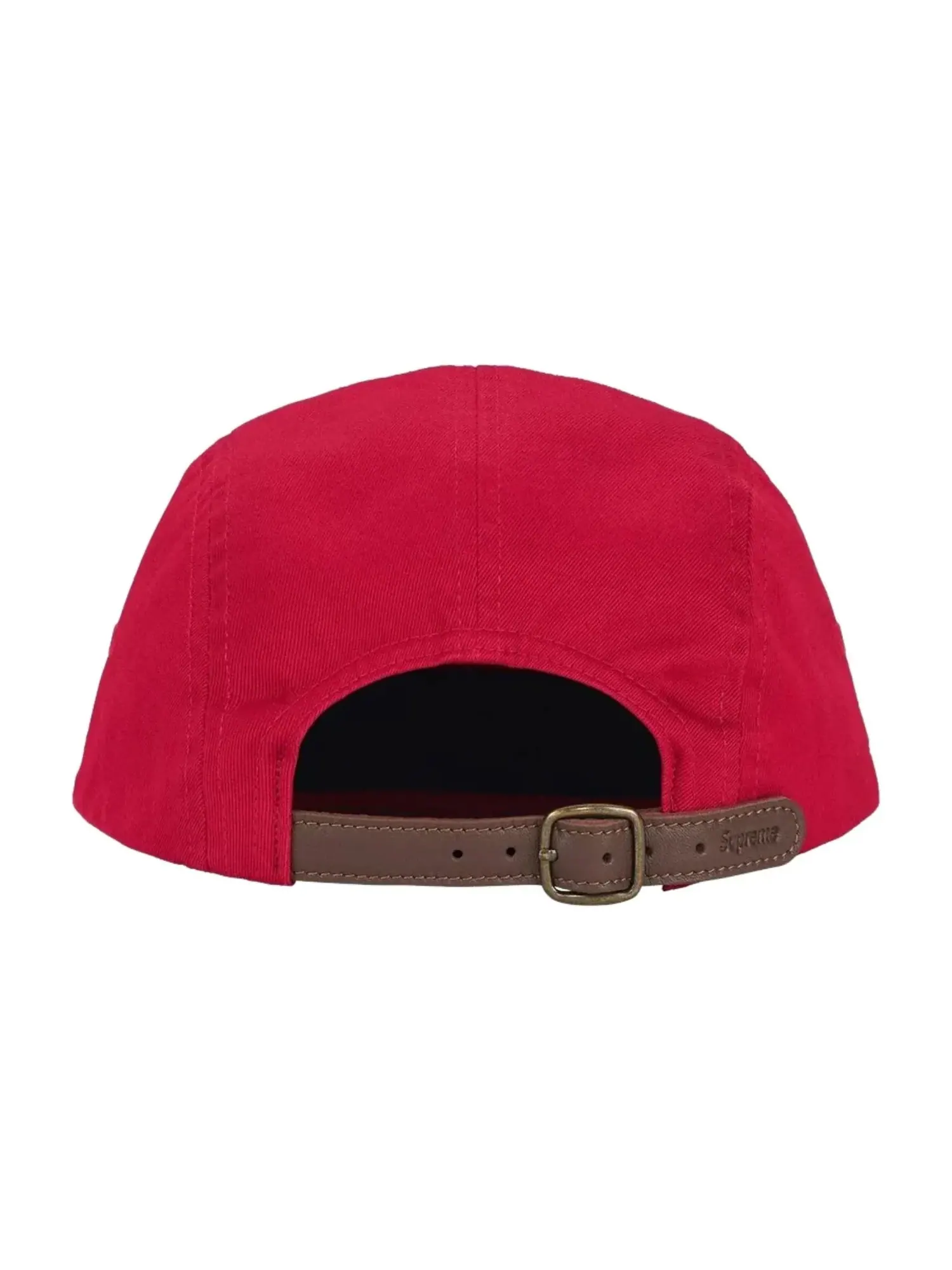 Кепка Supreme SS26 Washed Chino Twill Camp Cap 'Red' — изображение 2 из 2, красный
