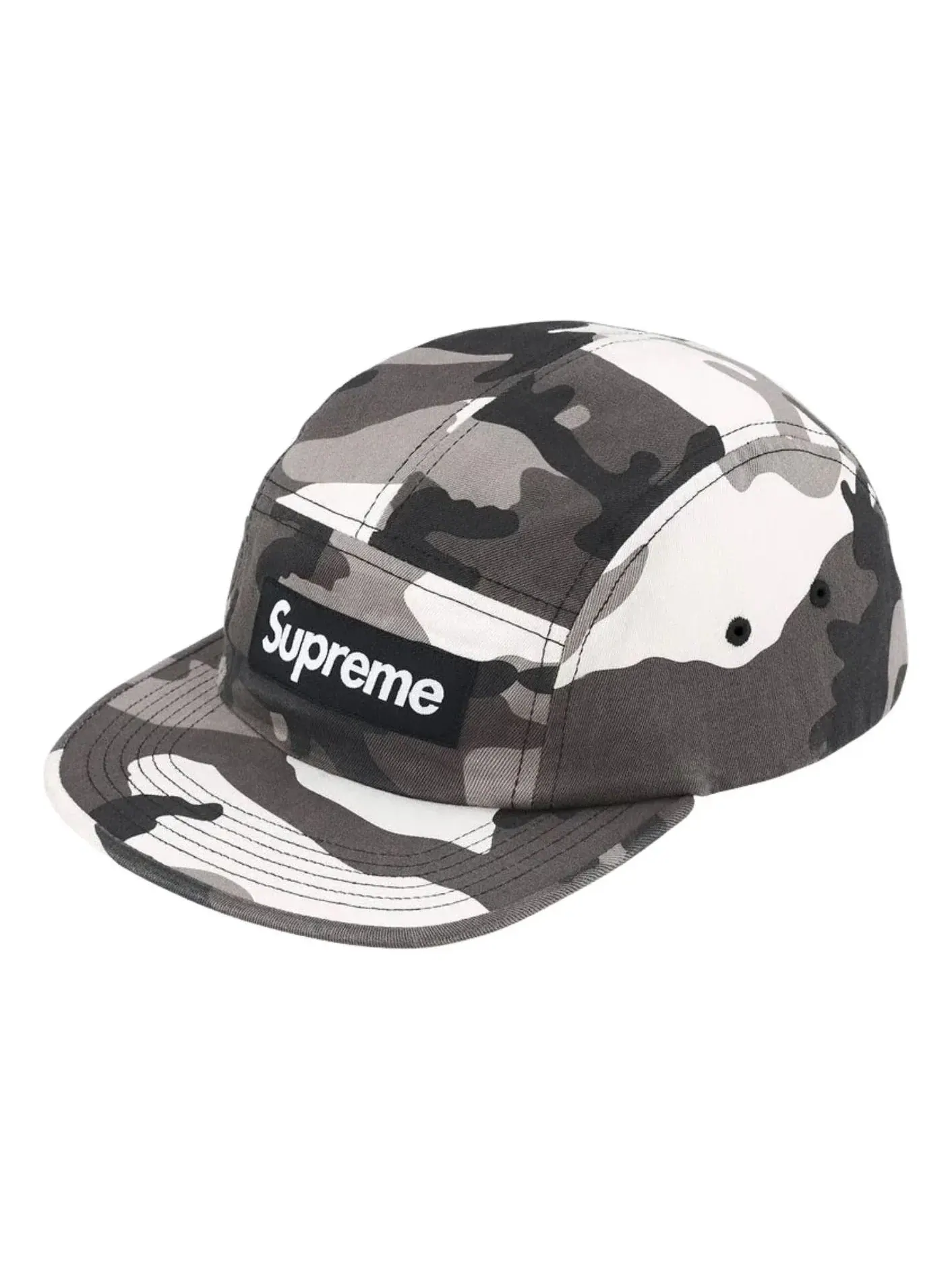 Кепка Supreme SS26 из выстиранной хлопковой саржи 'Snow Camo' SUP-SS26-1000-SNOWCAMO — изображение 1 из 2, мульти