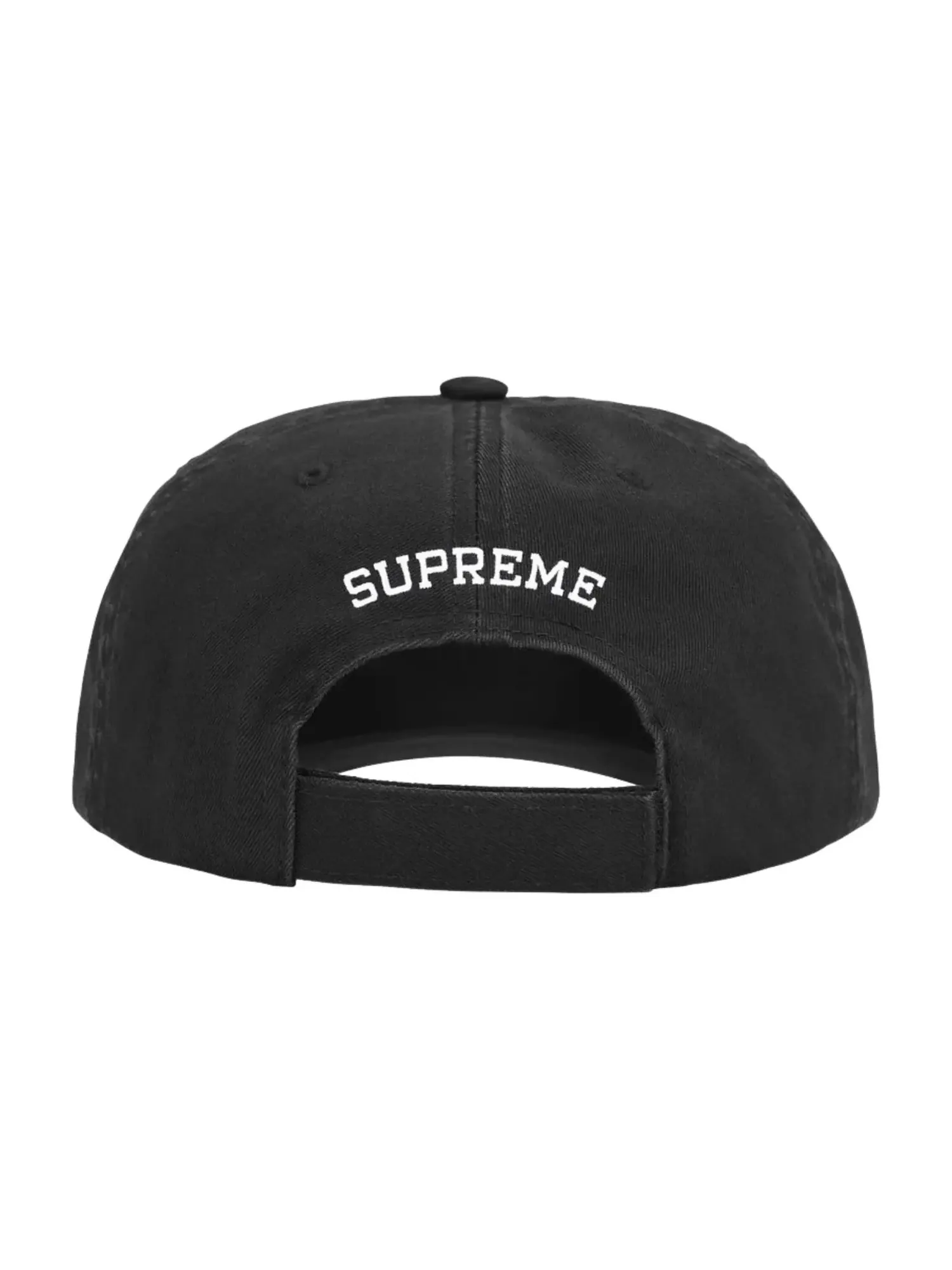 Кепка Supreme SS26 Вышитый логотип в виде денег, 6-панельная модель — изображение 3 из 3, черный