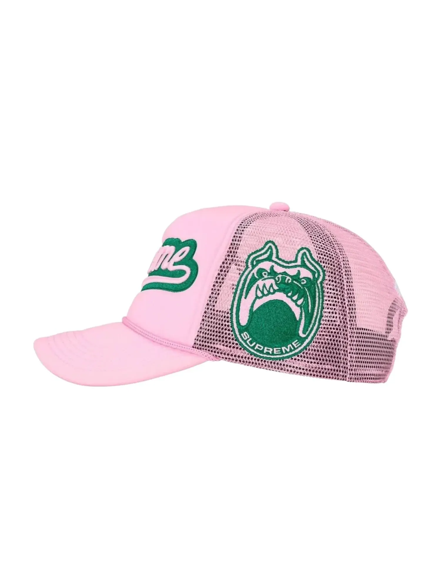 Бейсболка Supreme SS26 University Mesh Back 5-Panel 'Pink' — изображение 2 из 4, розовый