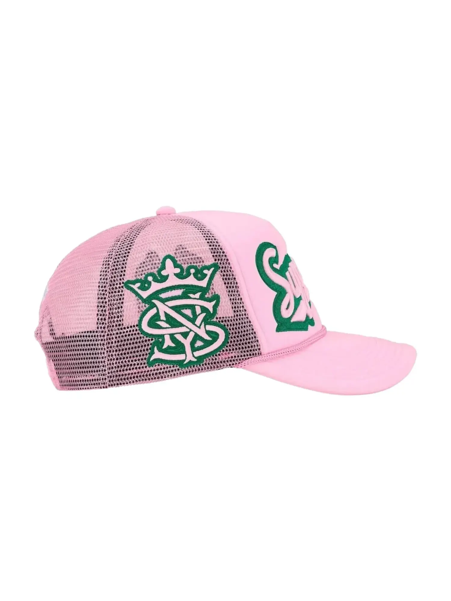 Бейсболка Supreme SS26 University Mesh Back 5-Panel 'Pink' — изображение 3 из 4, розовый
