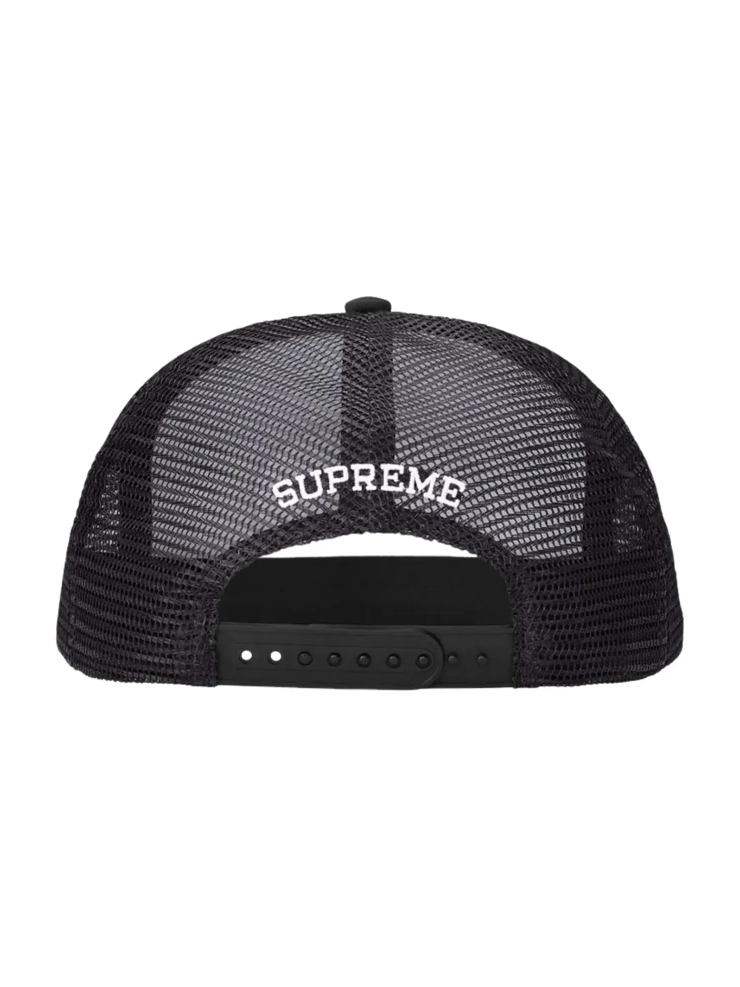 Бейсболка Supreme x Playboy SS26 Mesh Back 5-Panel 'Black' — изображение 2 из 2, черный