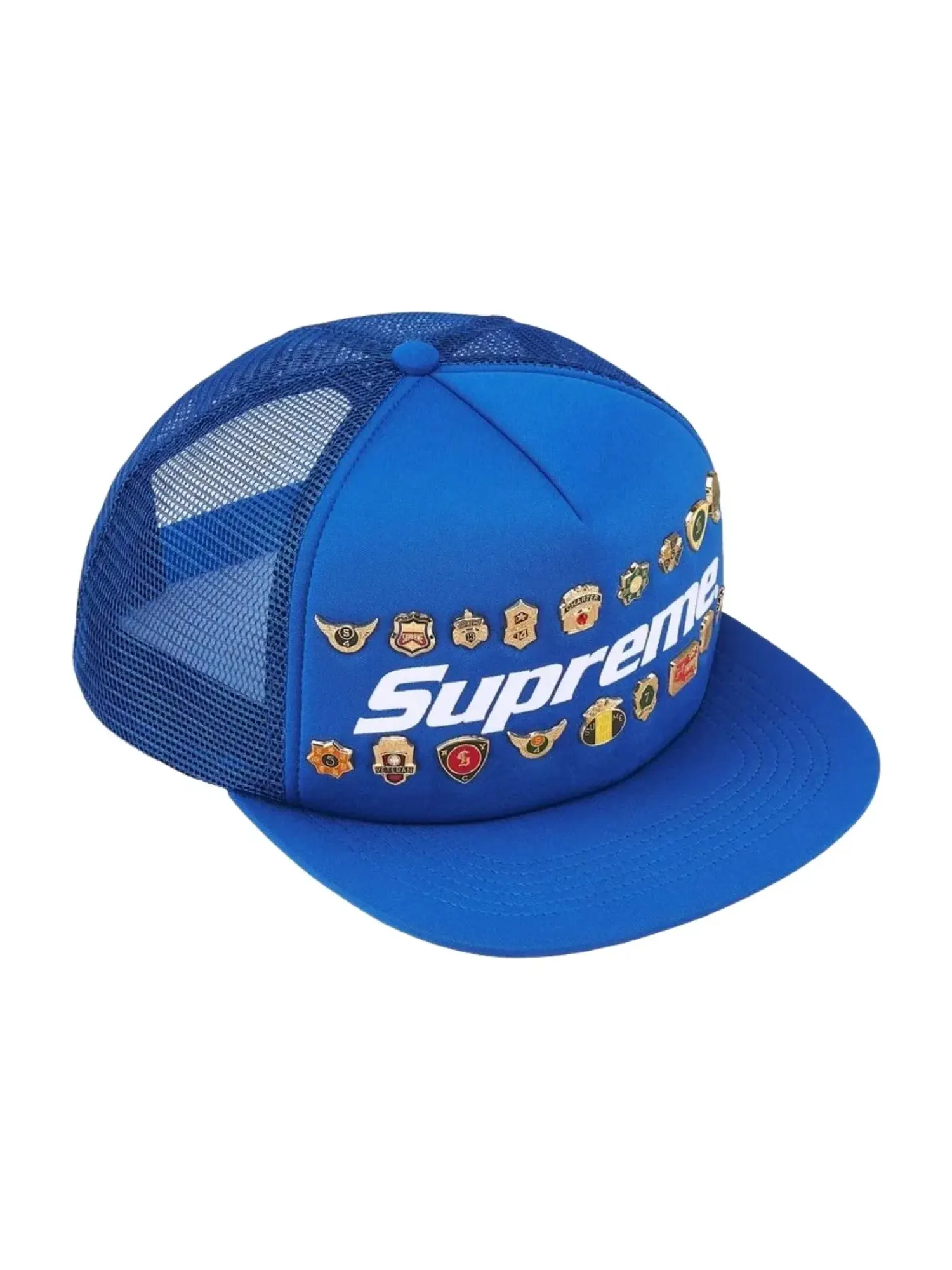 Кепка Supreme SS26 Pins Mesh Back 5-Panel 'Royal' SUP-SS26-1017-ROY — изображение 2 из 3, синий