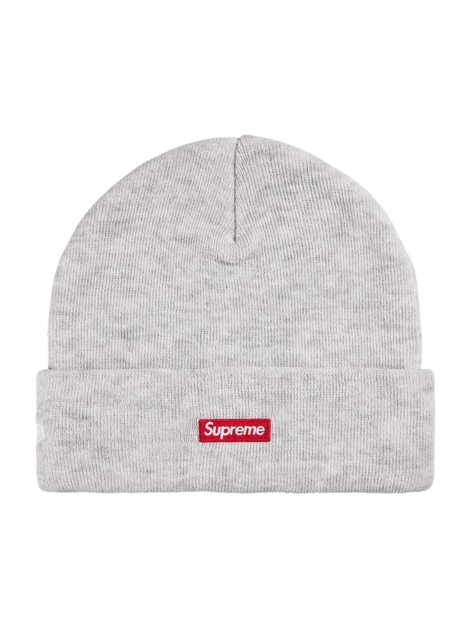 Шапка Supreme x New Era SS26 Devil S Logo Beanie 'Ash Grey' SUP-SS26-1018-GRY — изображение 2 из 2, серый
