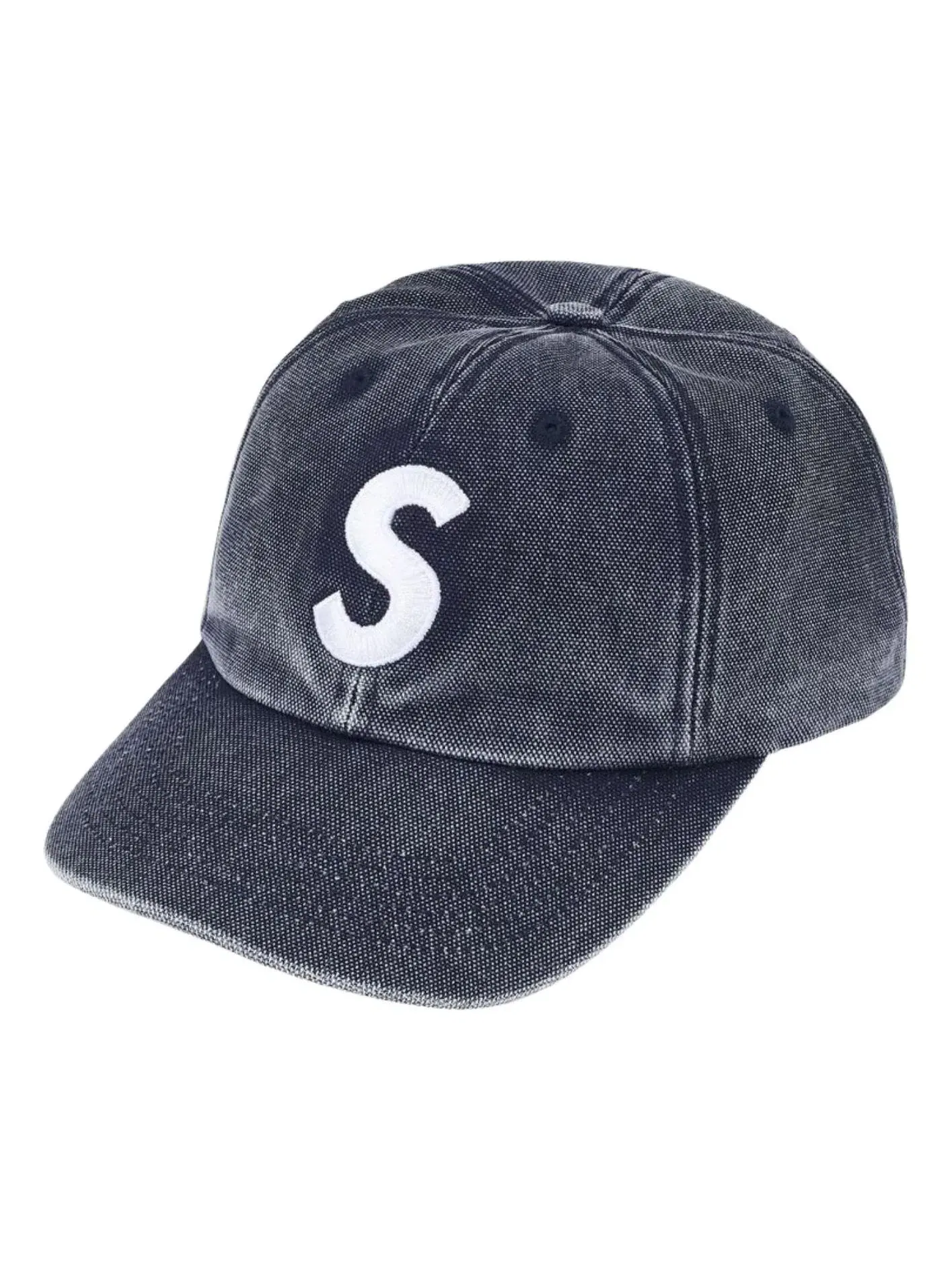 Кепка Supreme SS26 Пигментное покрытие, логотип S — изображение 1 из 2, темно-синий