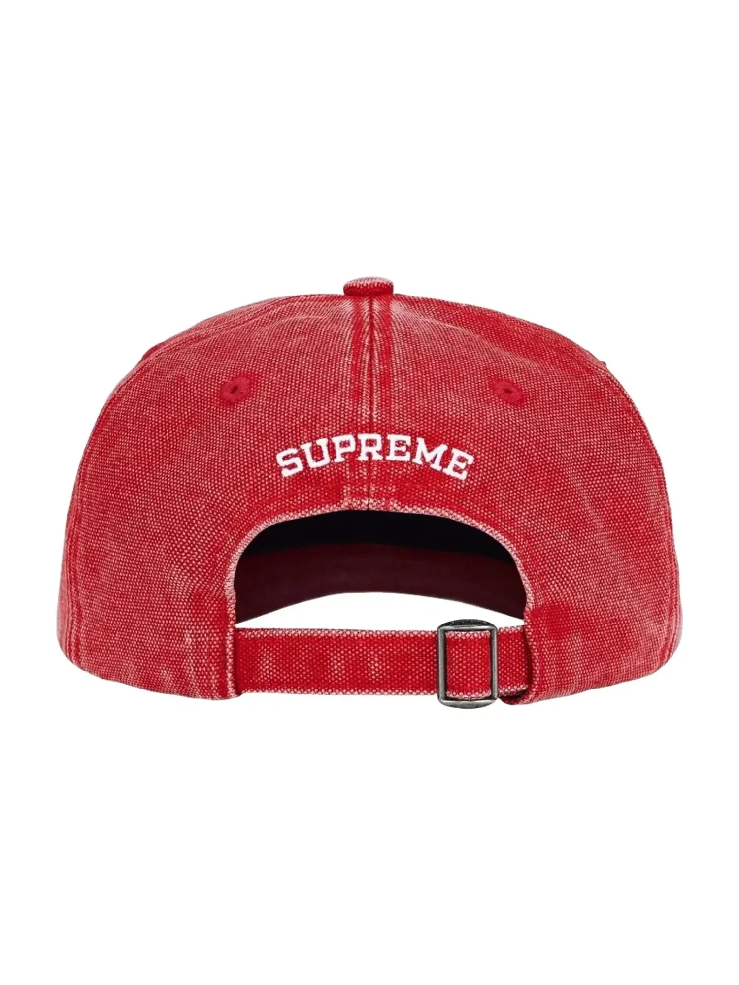 Кепка Supreme SS26 Пигментное покрытие, логотип S, 6-панельная — изображение 2 из 2, красный