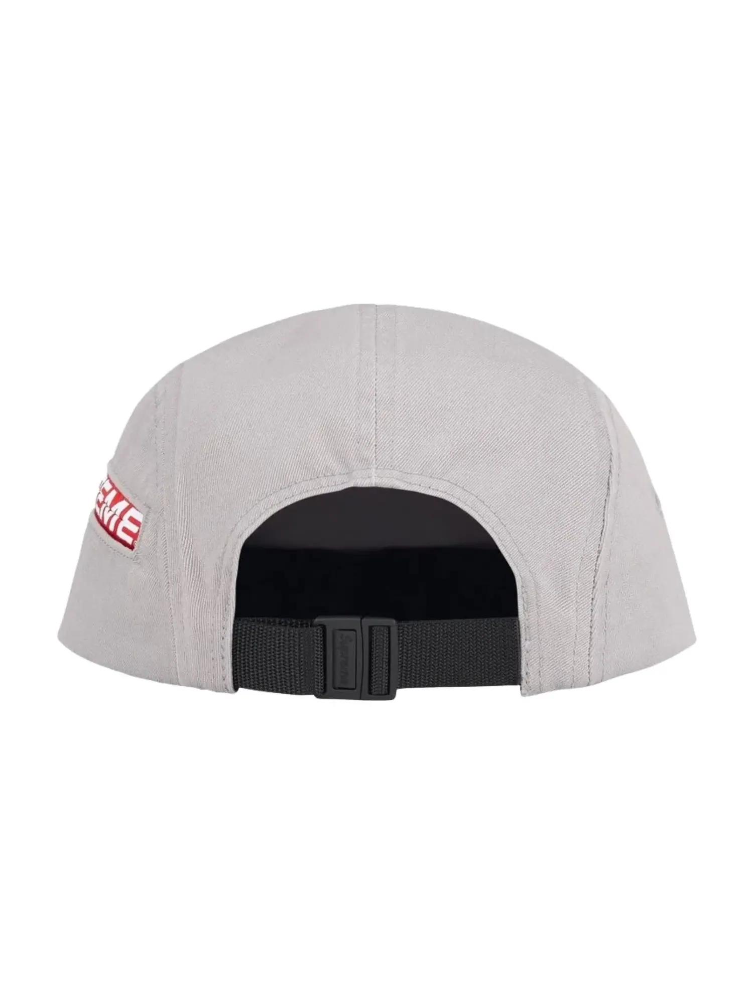 Мужская кепка с боковой молнией Supreme SS26 Side Zip Camp Cap — изображение 2 из 2, серый