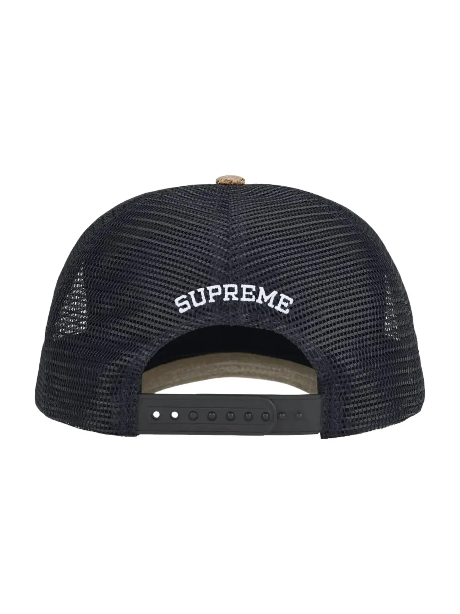 Кепка Supreme SS26 Raffia Mesh Back 5-Panel 'Tan' SUP-SS26-1032-TAN — изображение 2 из 2, бежевый