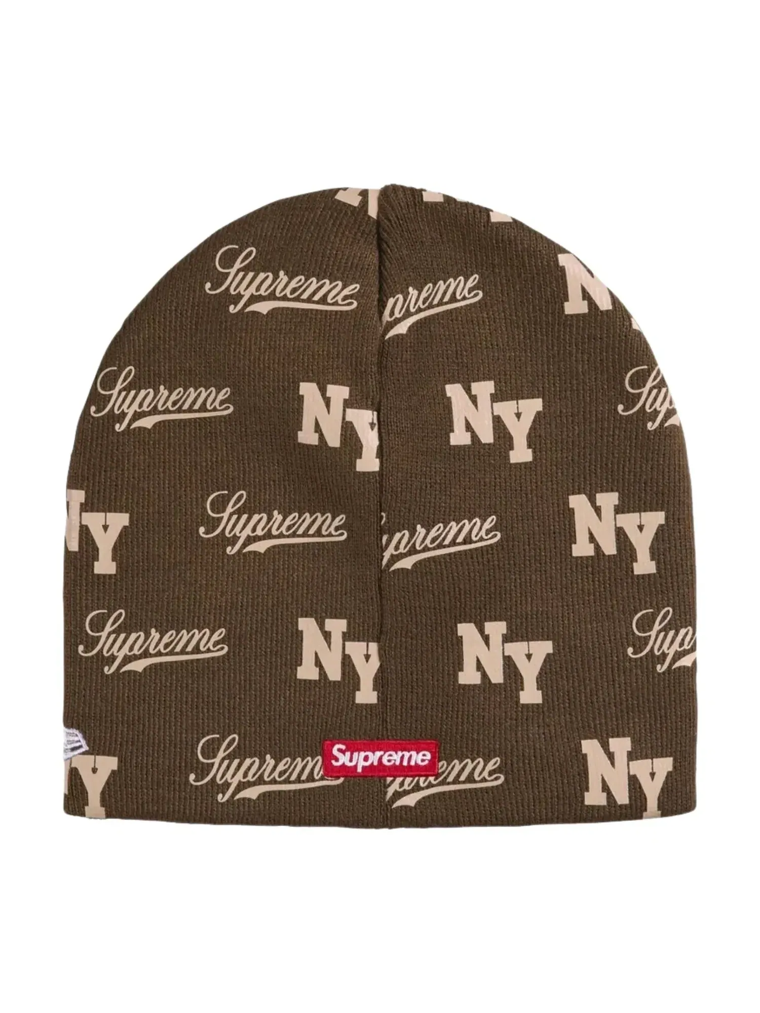 Шапка Supreme x New Era SS26 Monogram 'Brown' SUP-SS26-1038-BRN — изображение 2 из 2, коричневый