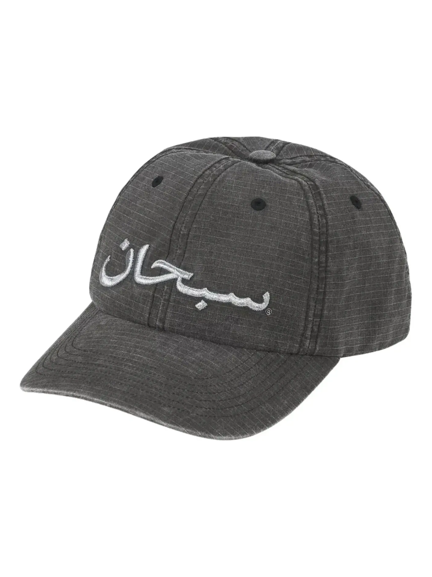 Кепка Supreme SS26 Arabic Logo Rips 6-Panel 'Black' SUP-SS26-1040-BLK — изображение 1 из 2, черный