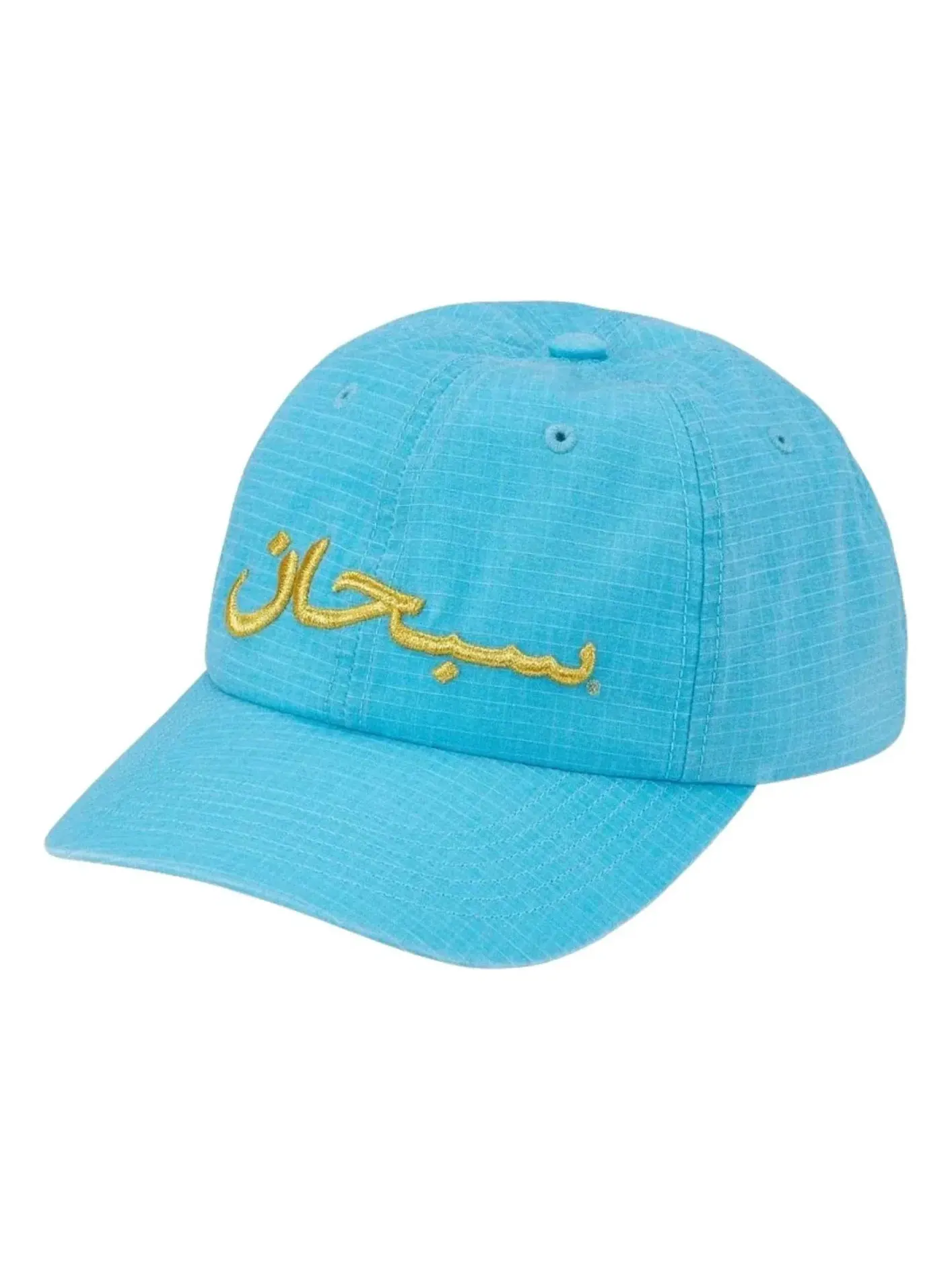 Кепка Supreme SS26 Arabic Logo Rips 6-Panel 'Blue' SUP-SS26-1040-BLU — изображение 1 из 2, синий