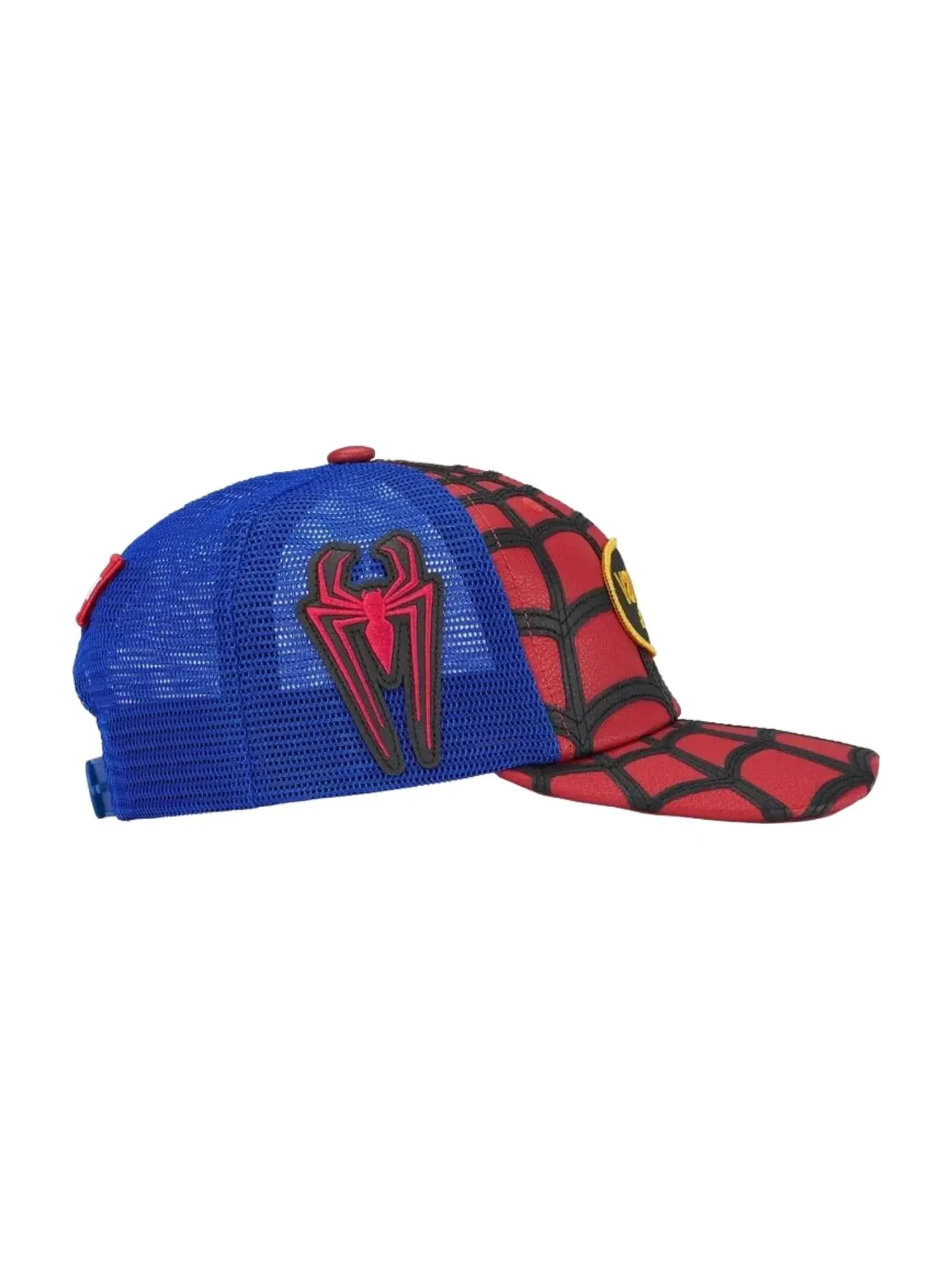 Мужская кепка с сетчатой вставкой Supreme x Vanson Leathers SS26 Spider-Man Mesh Back 6-Panel — изображение 2 из 3, красный