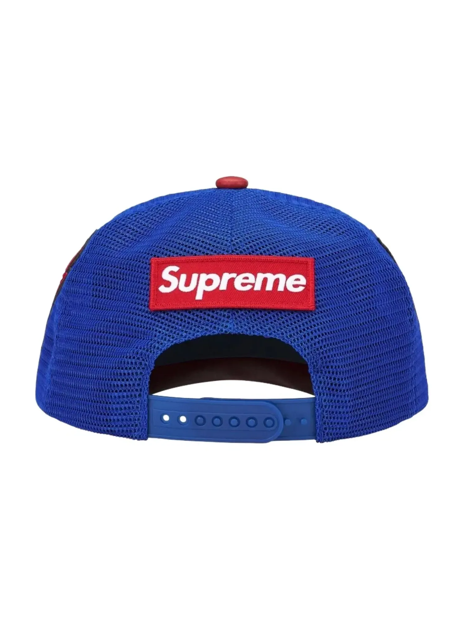 Мужская кепка с сетчатой вставкой Supreme x Vanson Leathers SS26 Spider-Man Mesh Back 6-Panel — изображение 3 из 3, красный