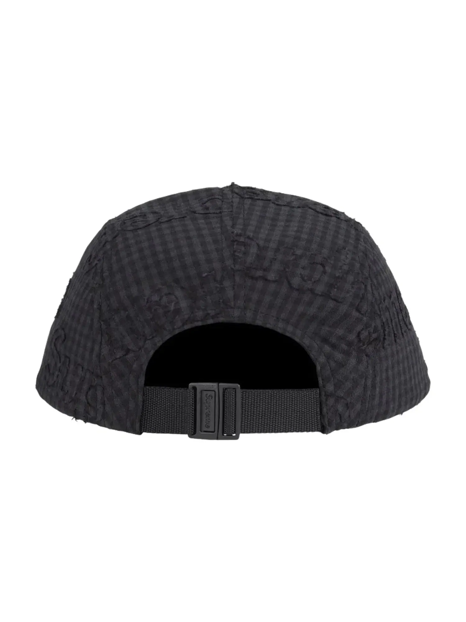 Мужская кепка с монограммой Gingham Camp Cap Supreme — изображение 2 из 2, черный